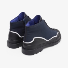 Camper Twins Ankle Boots Black / Navy / White - Mens Singapore AMUEWB-118